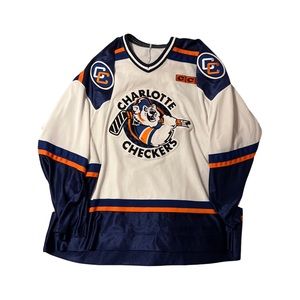 Vintage Charlotte Checkers hockey jersey by CCM sz XXL
